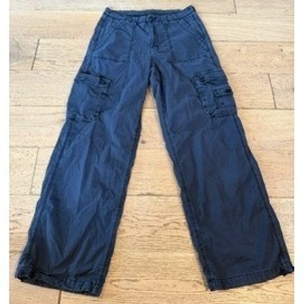 American Eagle‎ Baggy Jogger 10 Gray Excellent Cargo Stretch Utility (1699)